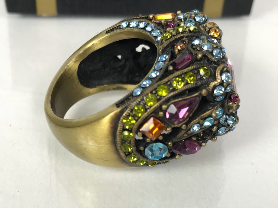 Heidi Daus Ring With Box Size 10 1/4 [Photo 11]