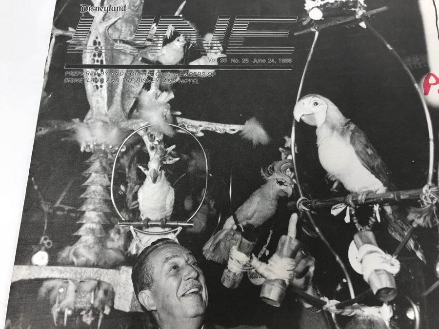 Vintage Dineyland Related Publications Including Pepsi-Cola World Feb 1963, (2) The 'E' Ticket Number 15 Disneyland's Mark Twain, Backstage At Disneyland 1974, The Mouse Club Disneyana Dreaming And Disneyland LINE 1986 [Photo 21]