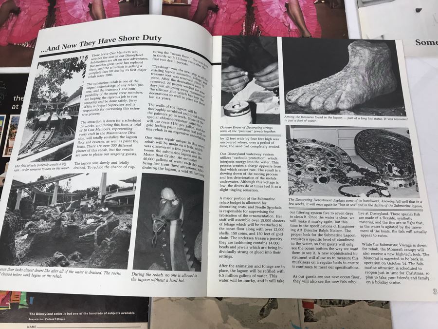 Disneyland Vacationland And Disneyland Line Publications Magazines [Photo 19]