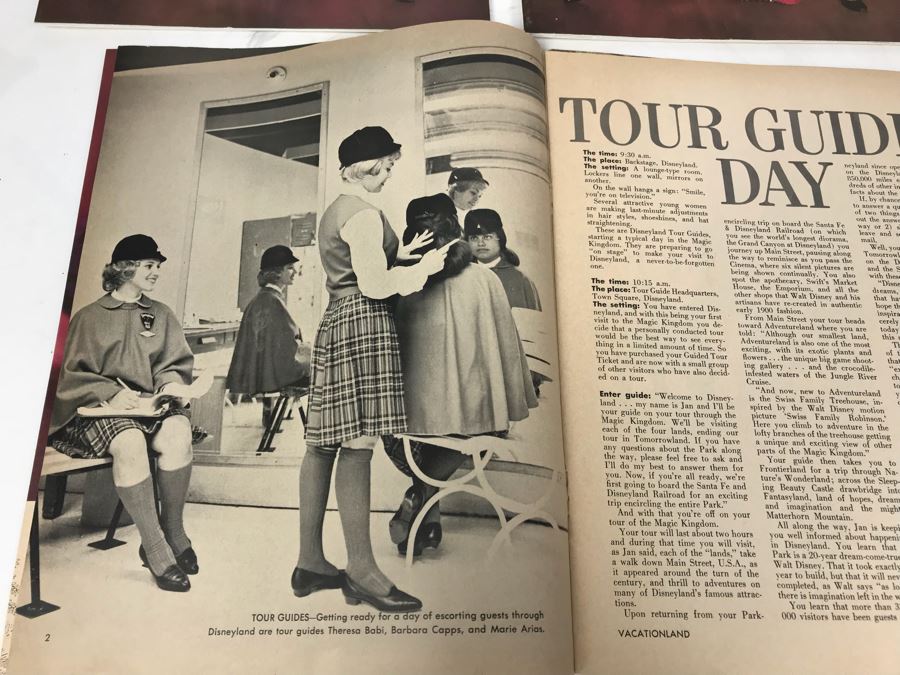 Disneyland Vacationland And Disneyland Line Publications Magazines [Photo 9]