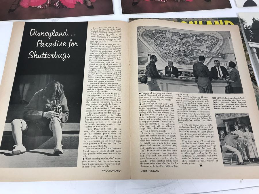 Disneyland Vacationland And Disneyland Line Publications Magazines [Photo 14]