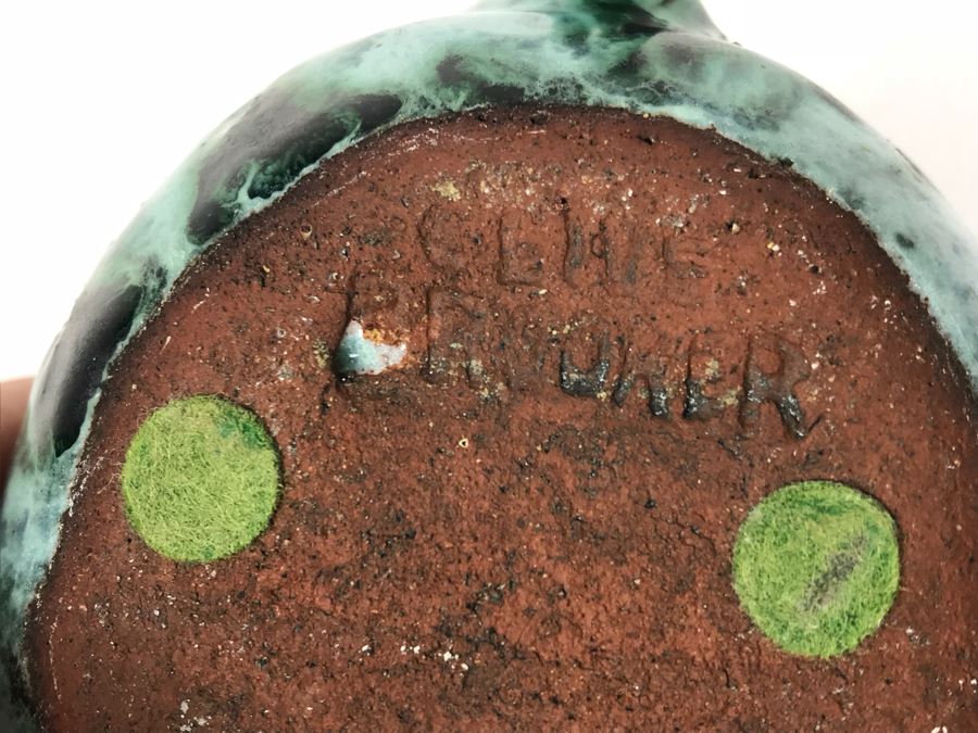 Rare Signed Vintage Clive Brooker Cermaic Fish English Pottery Studio Art Pottery [Photo 9]