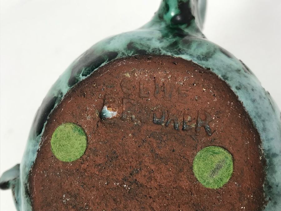 Rare Signed Vintage Clive Brooker Cermaic Fish English Pottery Studio Art Pottery [Photo 11]