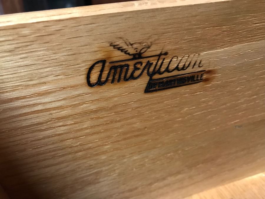 Mid Century Modern 9-Drawer Chest Of Drawers Dresser By American Of Martinsville 62'W X 19'D X 31'H [Photo 5]