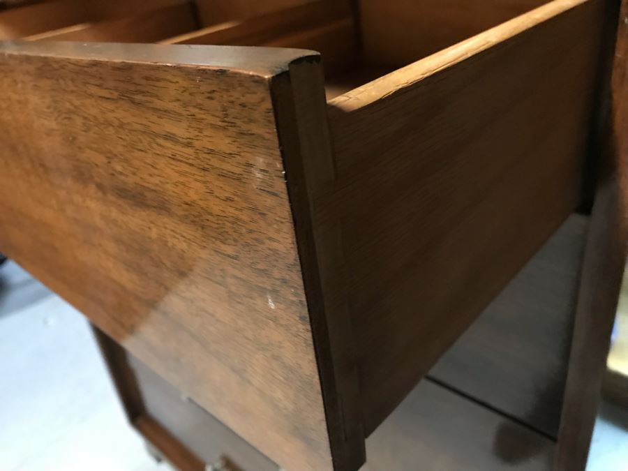 Mid Century Modern 5-Drawer Highboy Chest Of Drawers Dresser By American Of Martinsville 38'W X 19'D X 42'H [Photo 6]