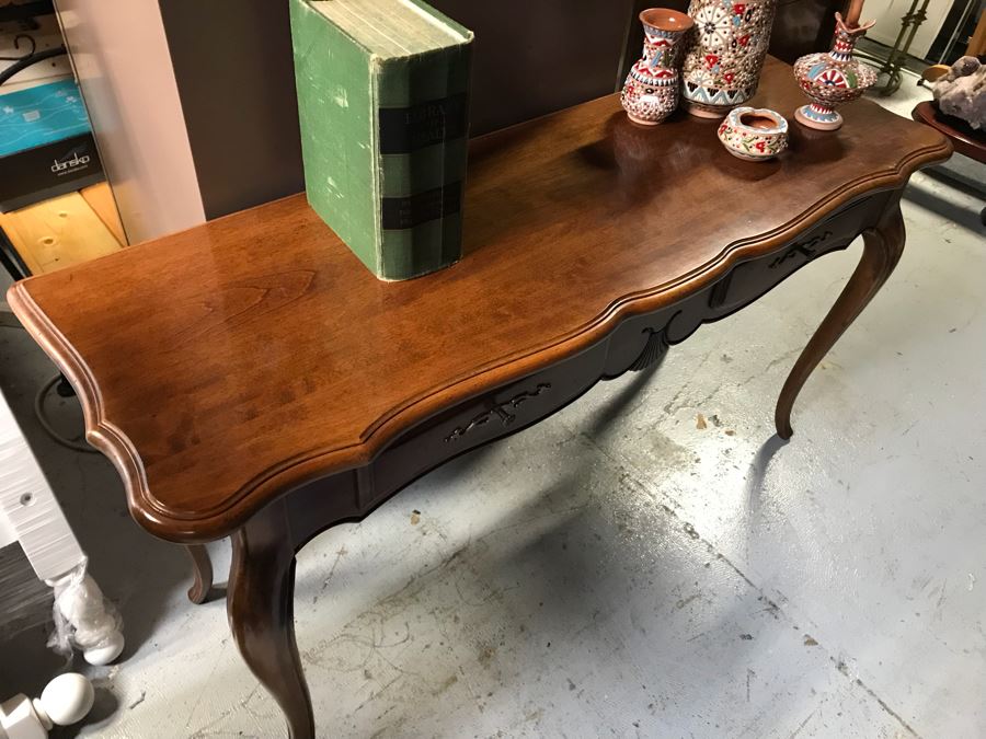 Ethan Allen Wooden Console Table [Photo 3]