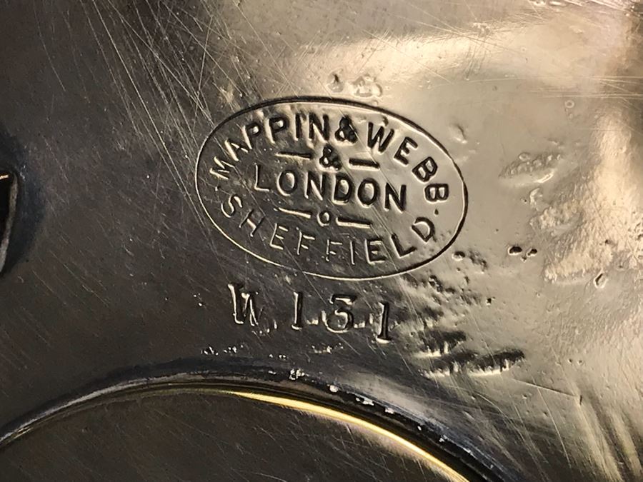 Vintage Mappin & Webb London England Sheffield Silver Plate Egg Cups With Serving Stand Caddy [Photo 13]