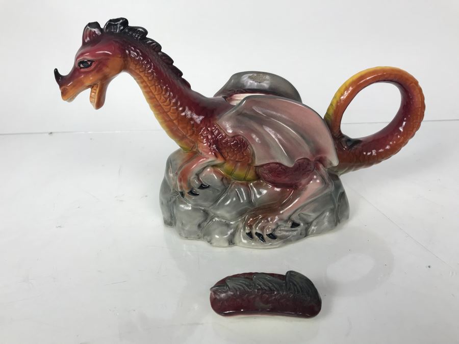 Vintage Tony Wood Staffordshire England Dragon Teapot [Photo 5]