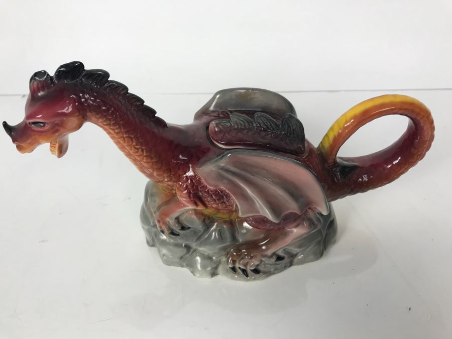 Vintage Tony Wood Staffordshire England Dragon Teapot [Photo 4]