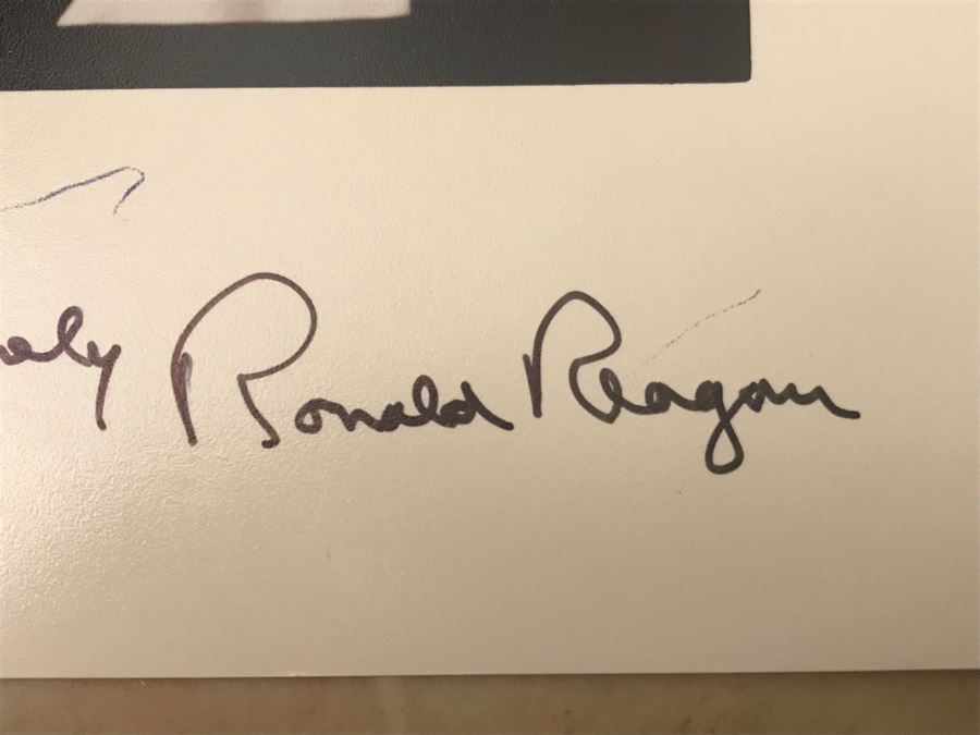 Signed Ronald Reagan Presidential Photograph Personalized To Dr. Michael Walczak [Photo 6]