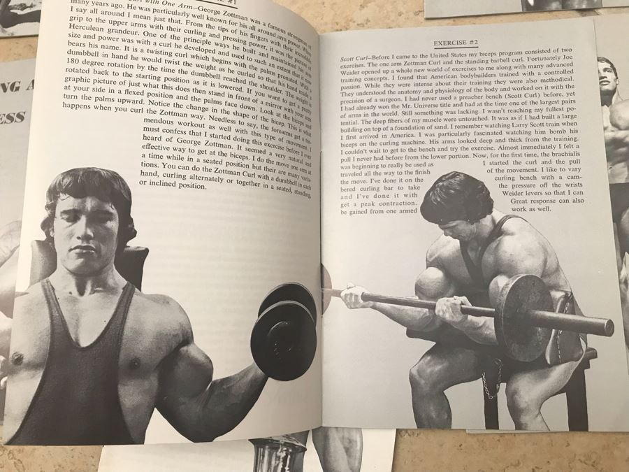 Collection Of (8) Bodybuilding Pamphlets Books By Arnold Strong