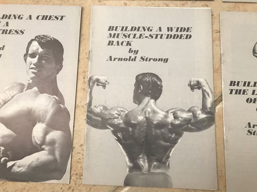 Collection Of (8) Bodybuilding Pamphlets Books By Arnold Strong Featuring Arnold Schwarzenegger [Photo 5]