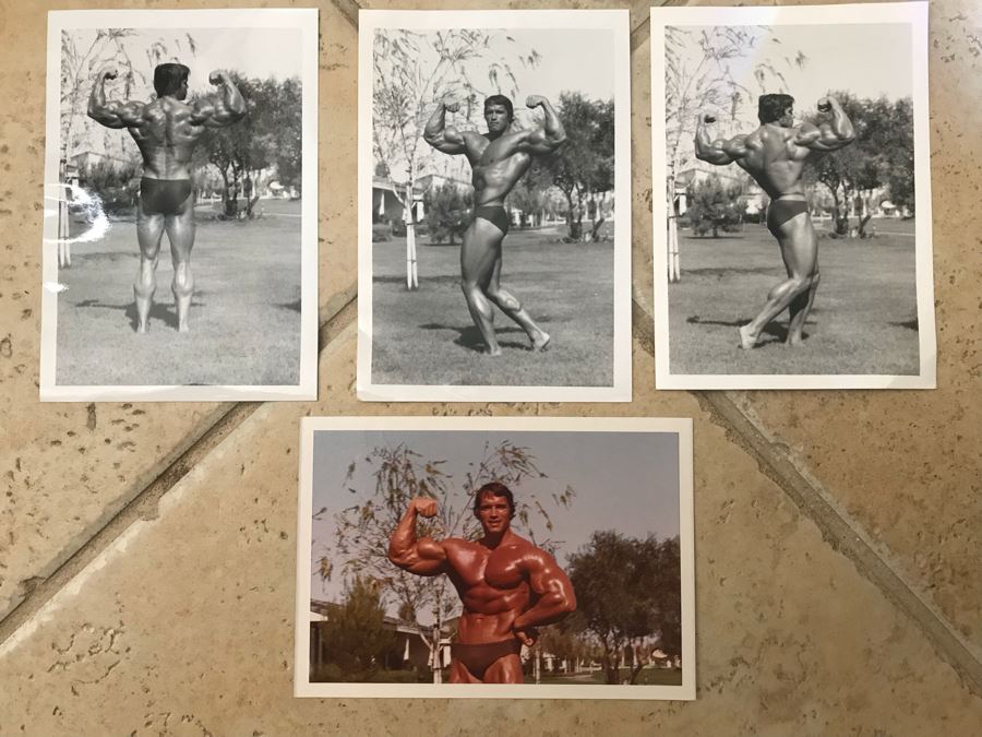 Collection Of (4) Vintage B&W And Color Photographs Of An Early Arnold Schwarzenegger By Photographer Dr. Michael Walczak [Photo 1]