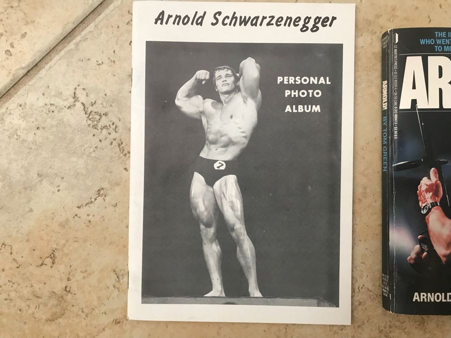 Arnold Schwarzenegger Personal Photo Album And Arnold! Paperback Book [Photo 2]