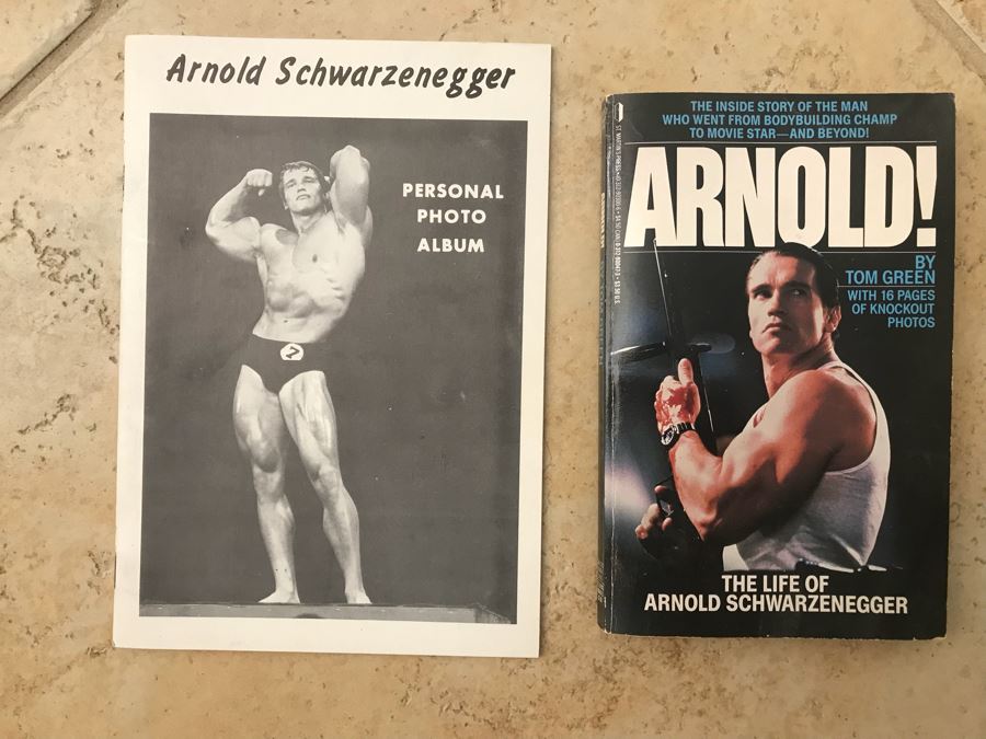 Arnold Schwarzenegger Personal Photo Album And Arnold! Paperback Book