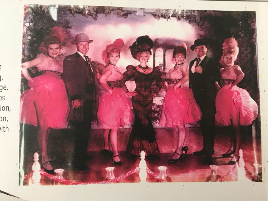 'Golden Horseshoe Revue' Oversize Photo Transparency From Disneyland Park c. 1970s Featuring Fulton Burley 33' X 42' Estimate $600-$800 [Photo 2]