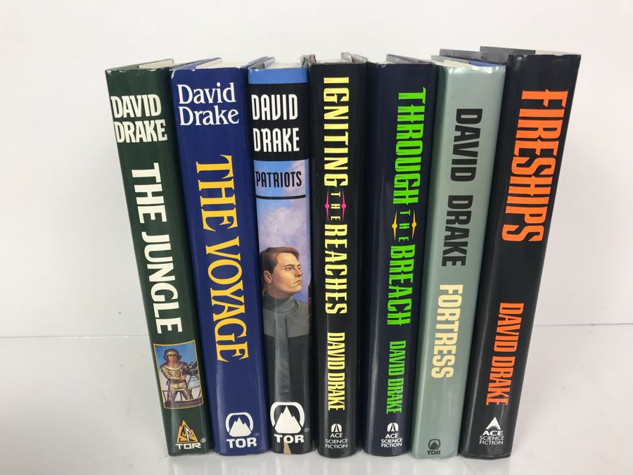(7) First Edition Hardcover Books By David Drake [Photo 1]