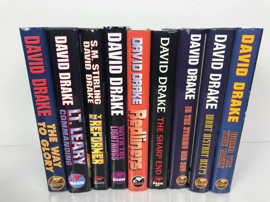 (9) First Printing Hardcover Books By David Drake [Photo 1]
