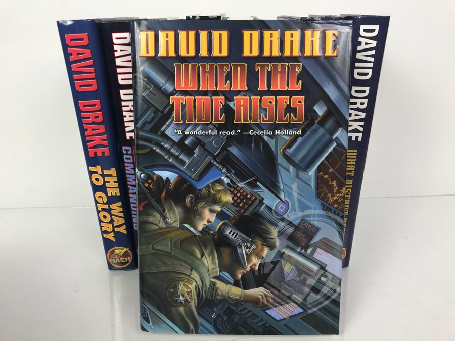 (9) First Printing Hardcover Books By David Drake [Photo 2]