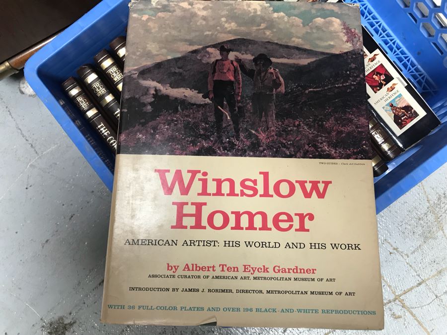 The Old West Time Life Books, Winslow Homer American Artist: His World And His Work, The Western Art Of Charles M. Russell And The First Year Of American Heritage Book [Photo 6]