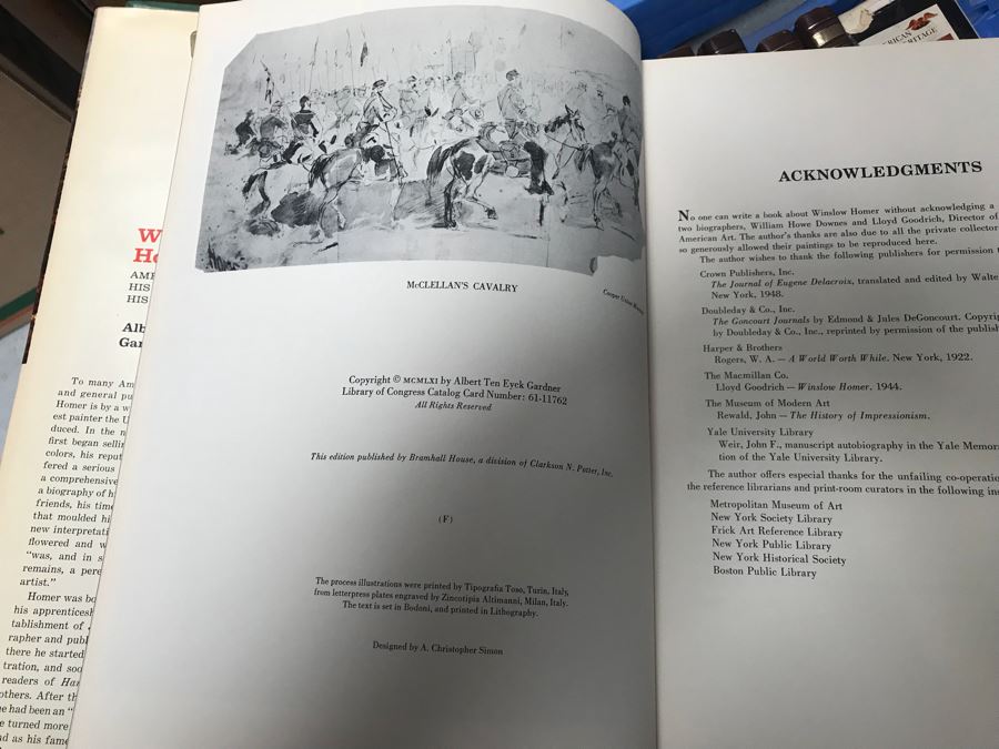 The Old West Time Life Books, Winslow Homer American Artist: His World And His Work, The Western Art Of Charles M. Russell And The First Year Of American Heritage Book [Photo 8]