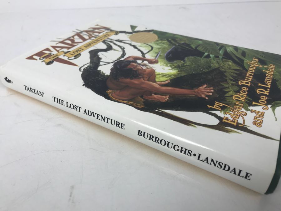 Tarzan The Lost Adventure Hardcover Book By Edgar Rice Burroughs And Joe R. Lansdale [Photo 2]