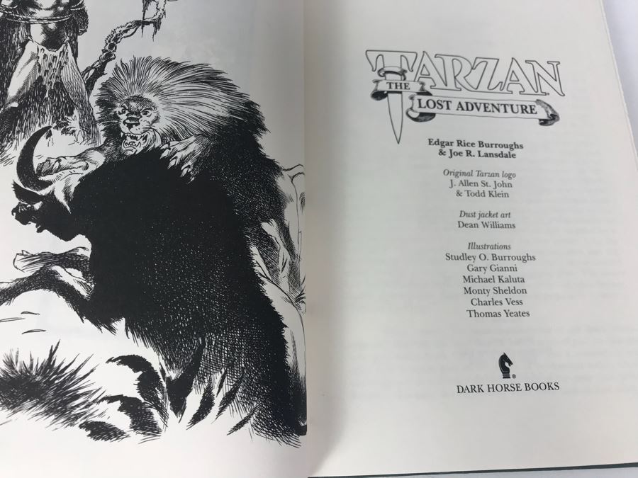 Tarzan The Lost Adventure Hardcover Book By Edgar Rice Burroughs And Joe R. Lansdale [Photo 7]