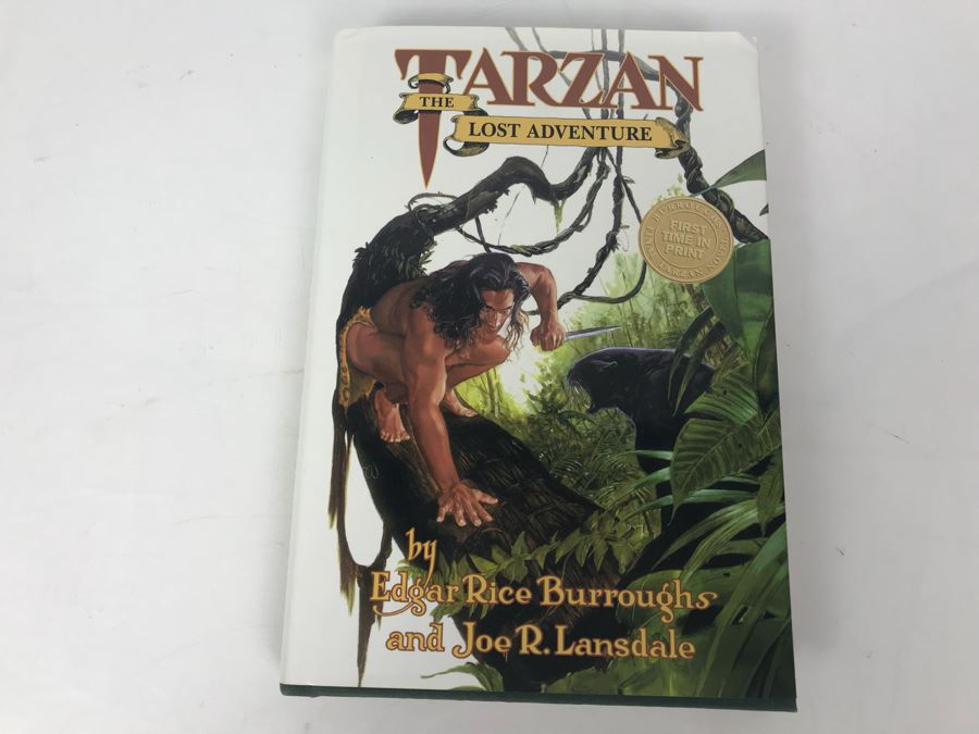 Tarzan The Lost Adventure Hardcover Book By Edgar Rice Burroughs And Joe R. Lansdale [Photo 1]