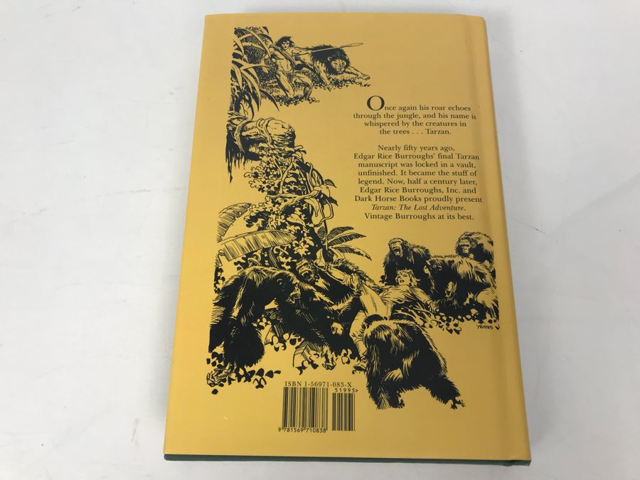 Tarzan The Lost Adventure Hardcover Book By Edgar Rice Burroughs And Joe R. Lansdale [Photo 4]