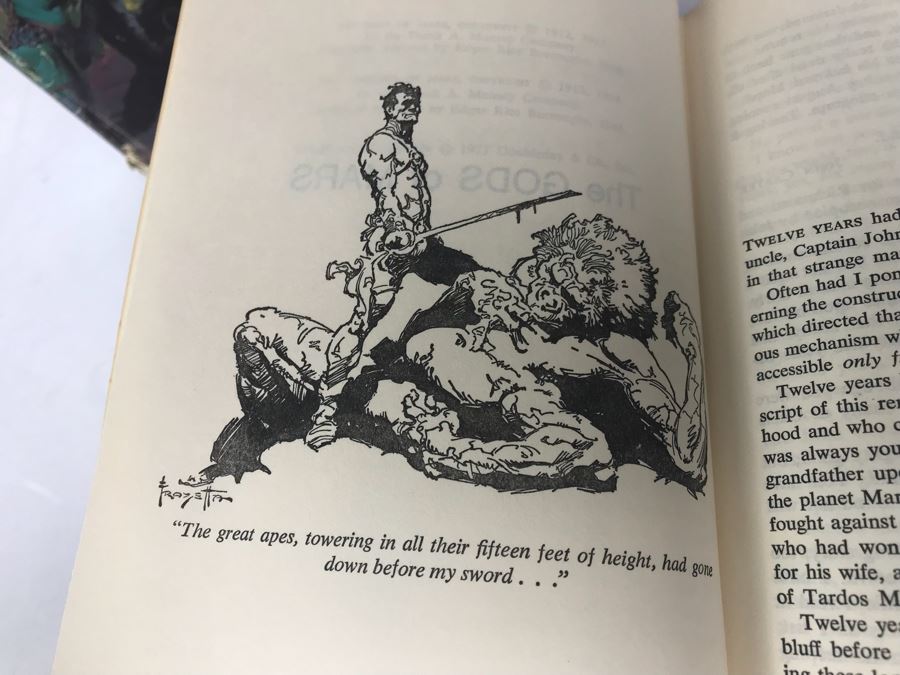 (3) Hardcover Books By Edgar Rice Burroughs [Photo 6]