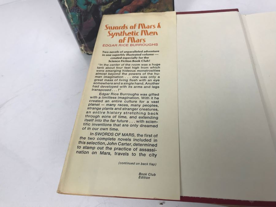 (3) Hardcover Books By Edgar Rice Burroughs [Photo 8]