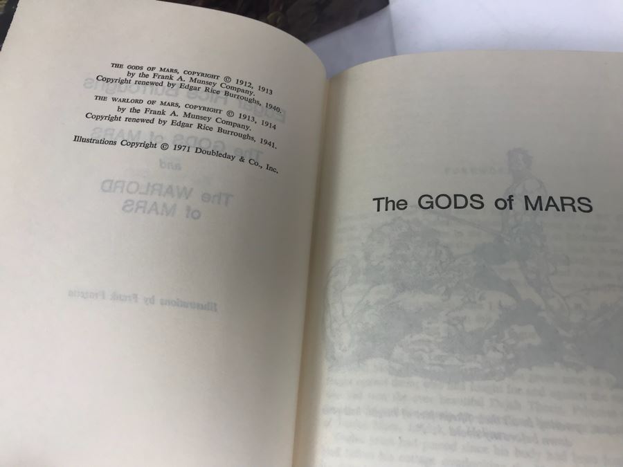 (3) Hardcover Books By Edgar Rice Burroughs [Photo 5]