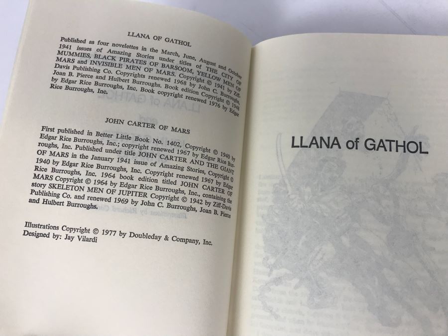 (3) Hardcover Books By Edgar Rice Burroughs [Photo 13]