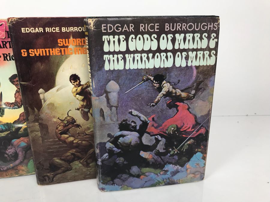 (3) Hardcover Books By Edgar Rice Burroughs [Photo 2]