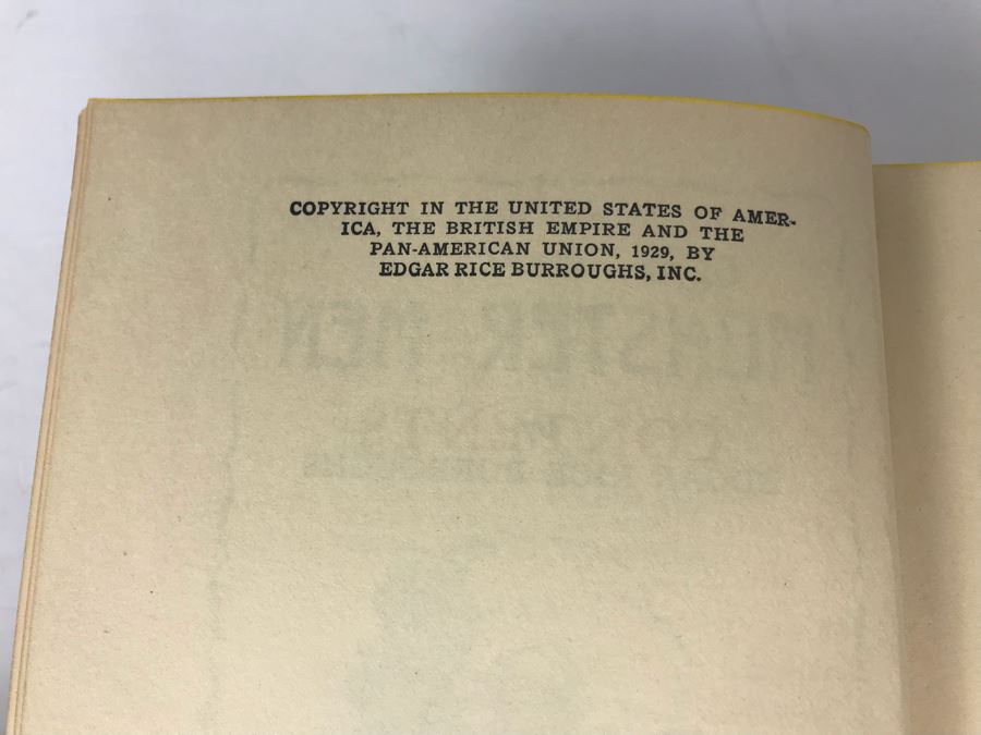 Hardcover Book 'The Moster Men' By Edgar Rice Burroughs [Photo 5]