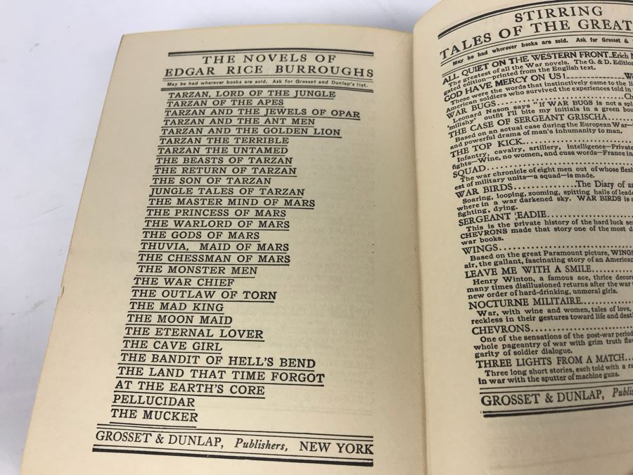 Hardcover Book 'The Moster Men' By Edgar Rice Burroughs [Photo 10]