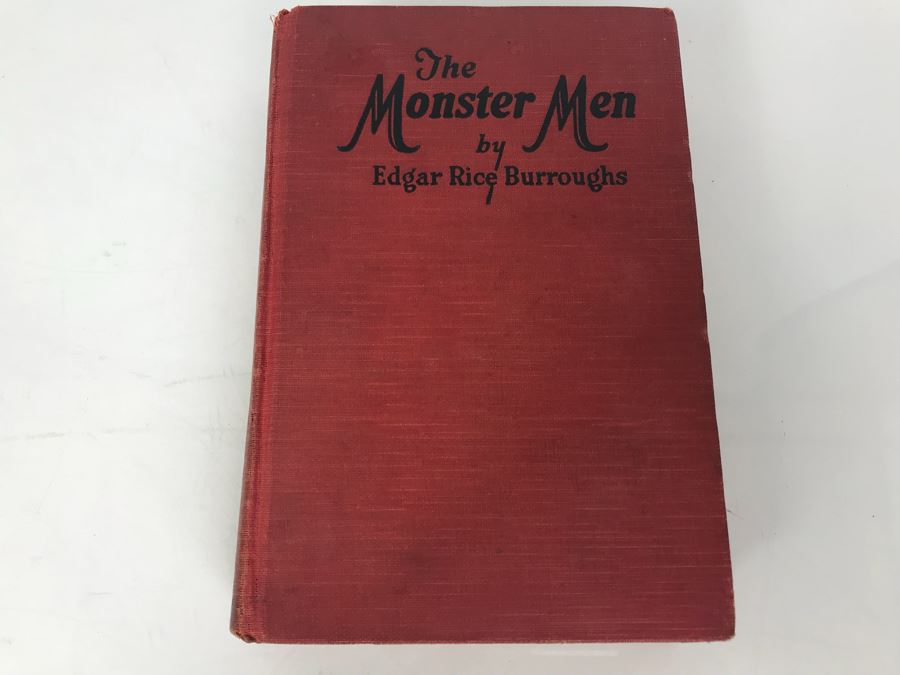 Hardcover Book 'The Moster Men' By Edgar Rice Burroughs [Photo 1]