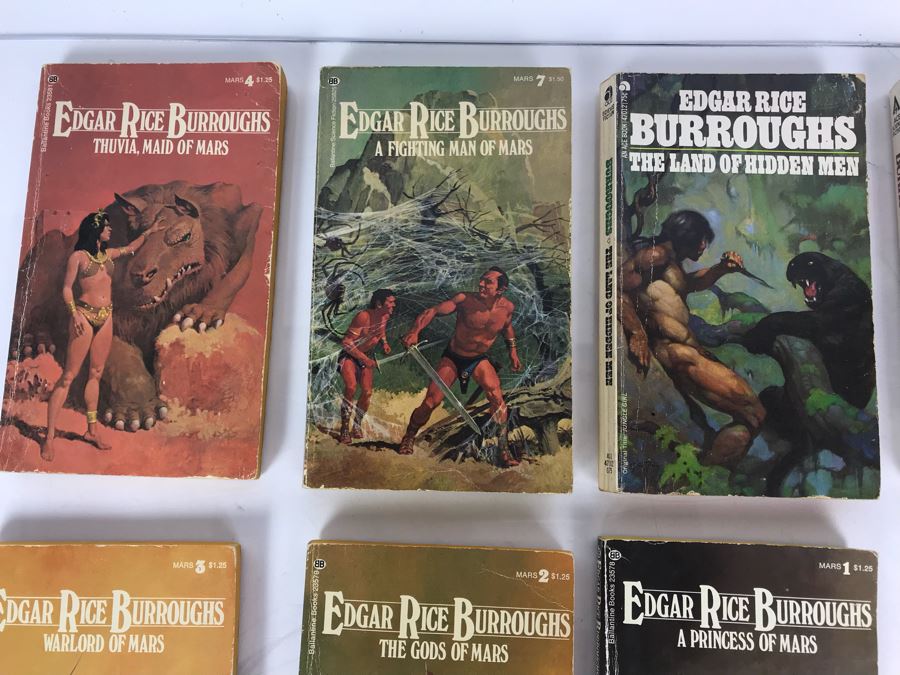 (15) Paperback Books By Edgar Rice Burroughs [Photo 2]