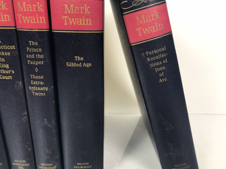 Set Of (7) Hardcover Books 'The Complete Novels Of Mark Twain': Tom Sawyer, Huckleberry Finn By S. L. Clemens [Photo 6]