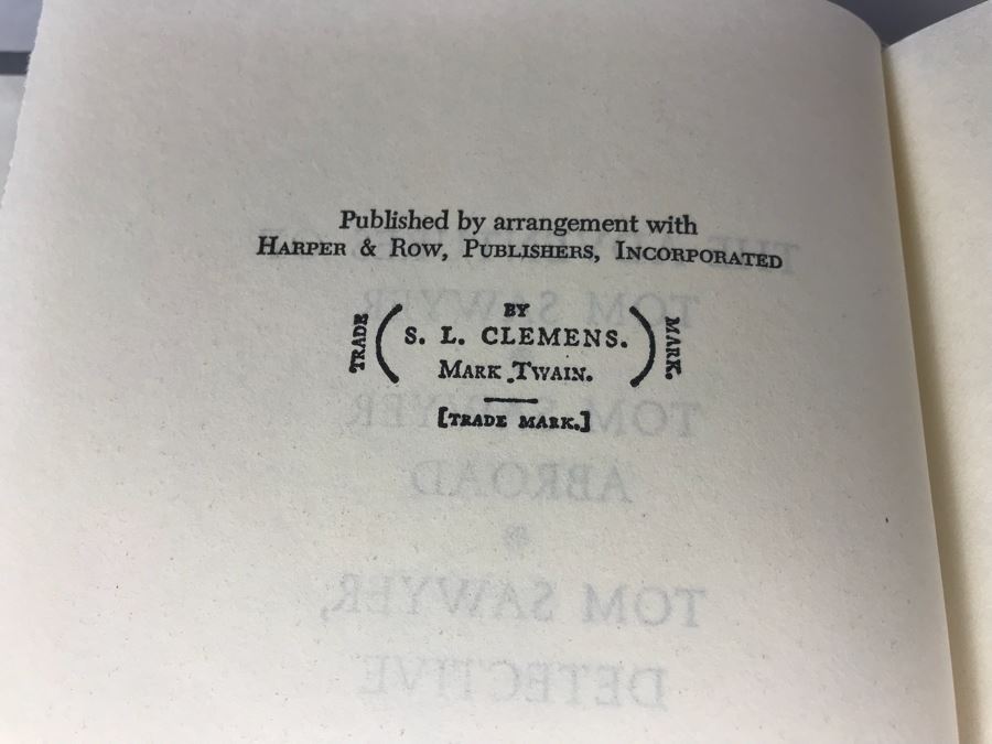 Set Of (7) Hardcover Books 'The Complete Novels Of Mark Twain': Tom Sawyer, Huckleberry Finn By S. L. Clemens [Photo 11]