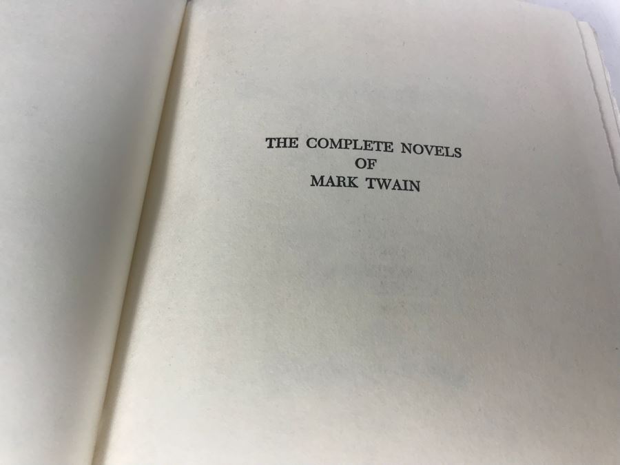 Set Of (7) Hardcover Books 'The Complete Novels Of Mark Twain': Tom Sawyer, Huckleberry Finn By S. L. Clemens [Photo 9]