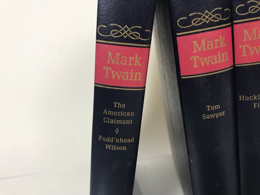 Set Of (7) Hardcover Books 'The Complete Novels Of Mark Twain': Tom Sawyer, Huckleberry Finn By S. L. Clemens [Photo 4]