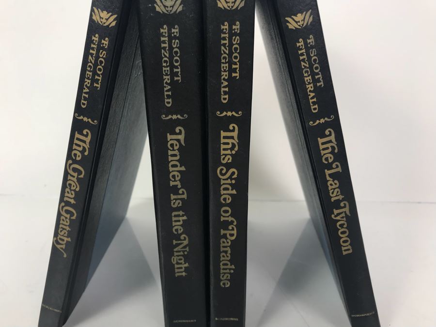 (4) Hardcover Books : The Great Gatsby, Tender Is The Night, This Side Of Paradise, The Last Tycoon By F. Scott Fitzgerald [Photo 3]