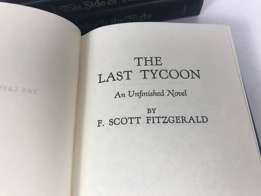 (4) Hardcover Books : The Great Gatsby, Tender Is The Night, This Side Of Paradise, The Last Tycoon By F. Scott Fitzgerald [Photo 8]