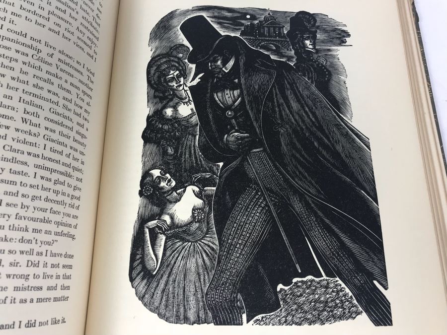 Pair Of Hardcover Books: Wuthering Heights By Emily Bronte And Jane Eyre By Charlotte Bronte With Wood Engravings By Fritz Eichenberg [Photo 14]