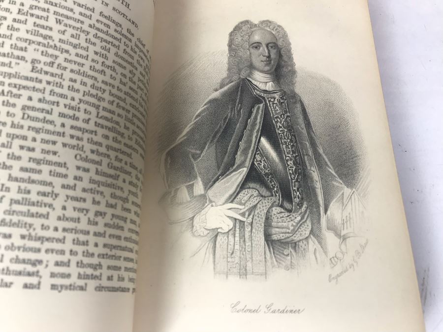 Collection Of (25) Antique Leatherbound Books 'Waverley Novels' [Photo 16]