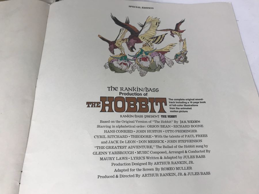 JUST ADDED - The Hobbit Complete Original Soundtrack Vinyl Record Box Set With Book J. R. R. Tolkien Buena Vista Records [Photo 15]
