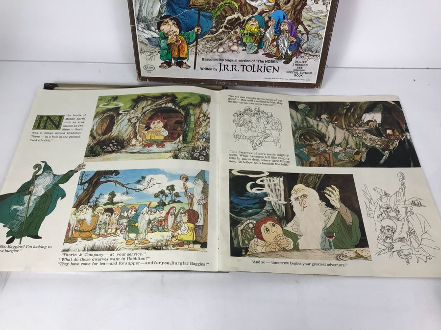JUST ADDED - The Hobbit Complete Original Soundtrack Vinyl Record Box Set With Book J. R. R. Tolkien Buena Vista Records [Photo 6]