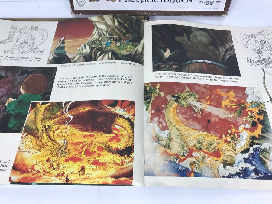 JUST ADDED - The Hobbit Complete Original Soundtrack Vinyl Record Box Set With Book J. R. R. Tolkien Buena Vista Records [Photo 12]