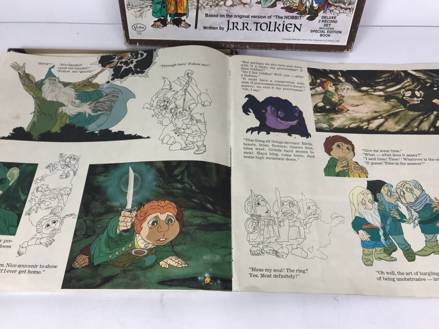 JUST ADDED - The Hobbit Complete Original Soundtrack Vinyl Record Box Set With Book J. R. R. Tolkien Buena Vista Records [Photo 10]